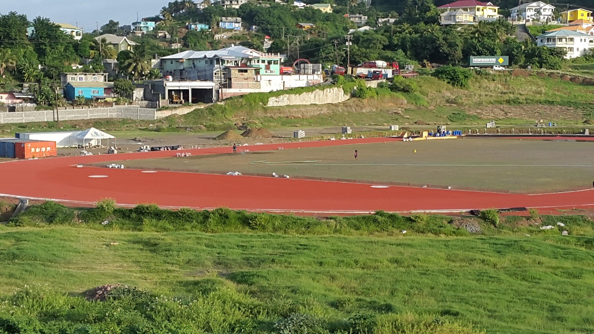 SVG's National Stadium as of 15-09-20