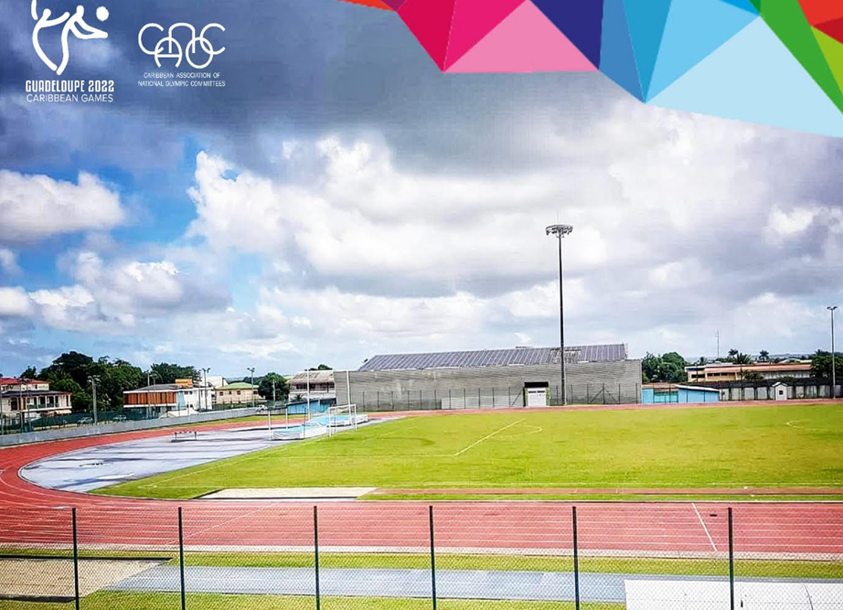 A section of the stadium for the Athletics Competition