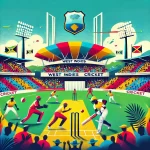 AI generated illustration of a cricket match