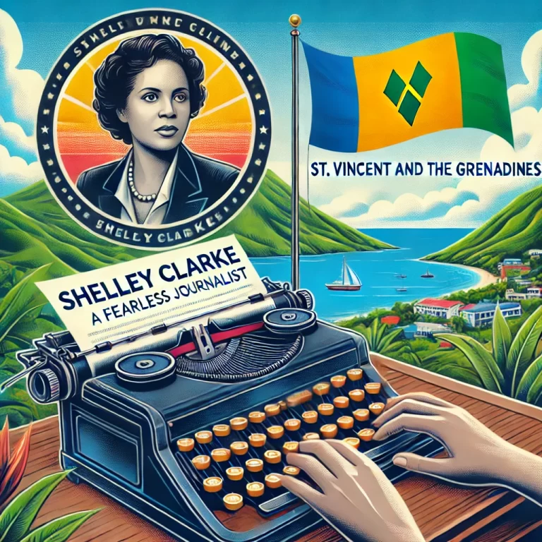 A tribute illustration honoring Shelley Clarke