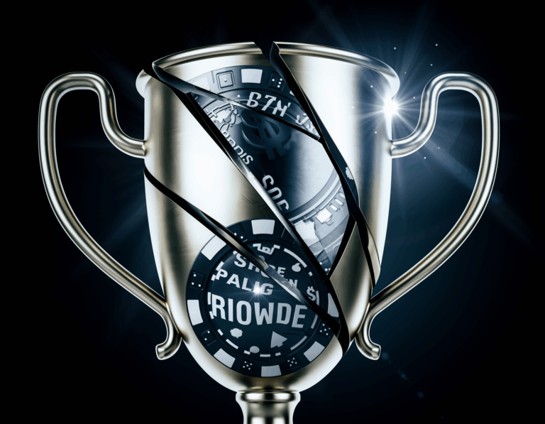 An image expressing the corruption caused by gambling in sport.